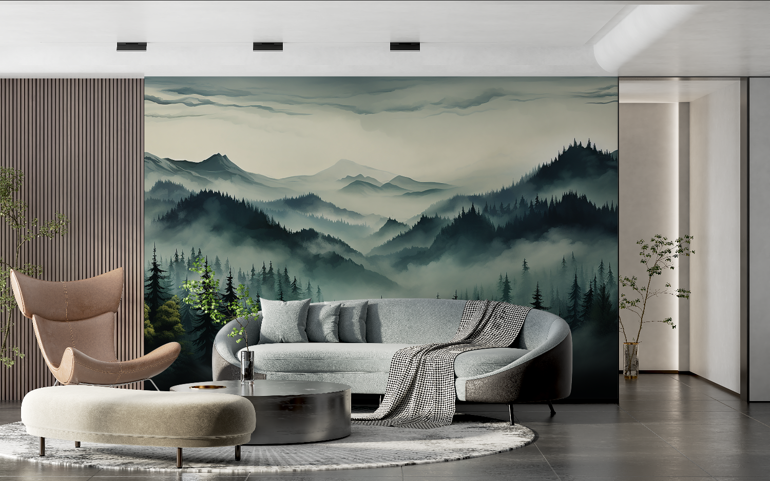 Pine Tree Wallpaper | Murals Wallpaper