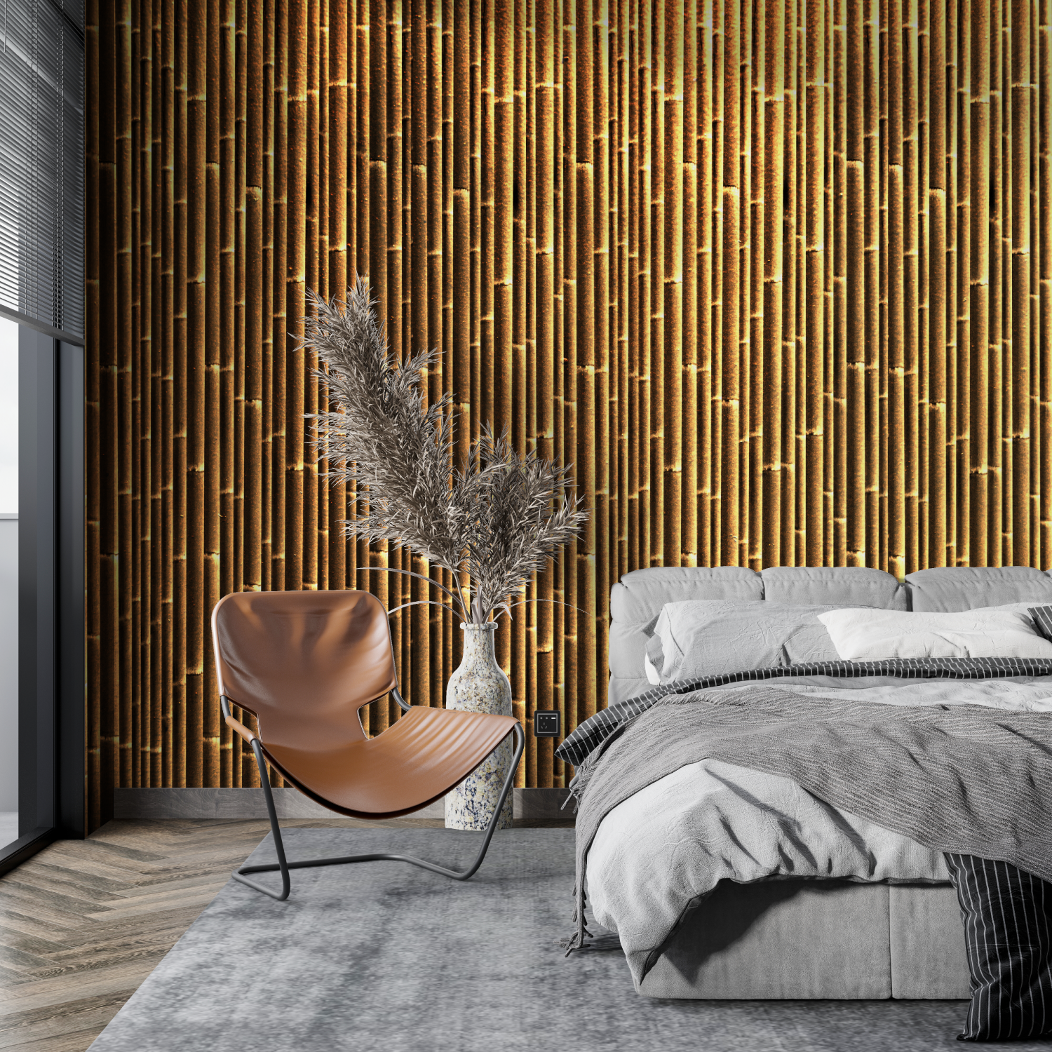 Dark Bamboo Wallpaper | Murals Wallpaper