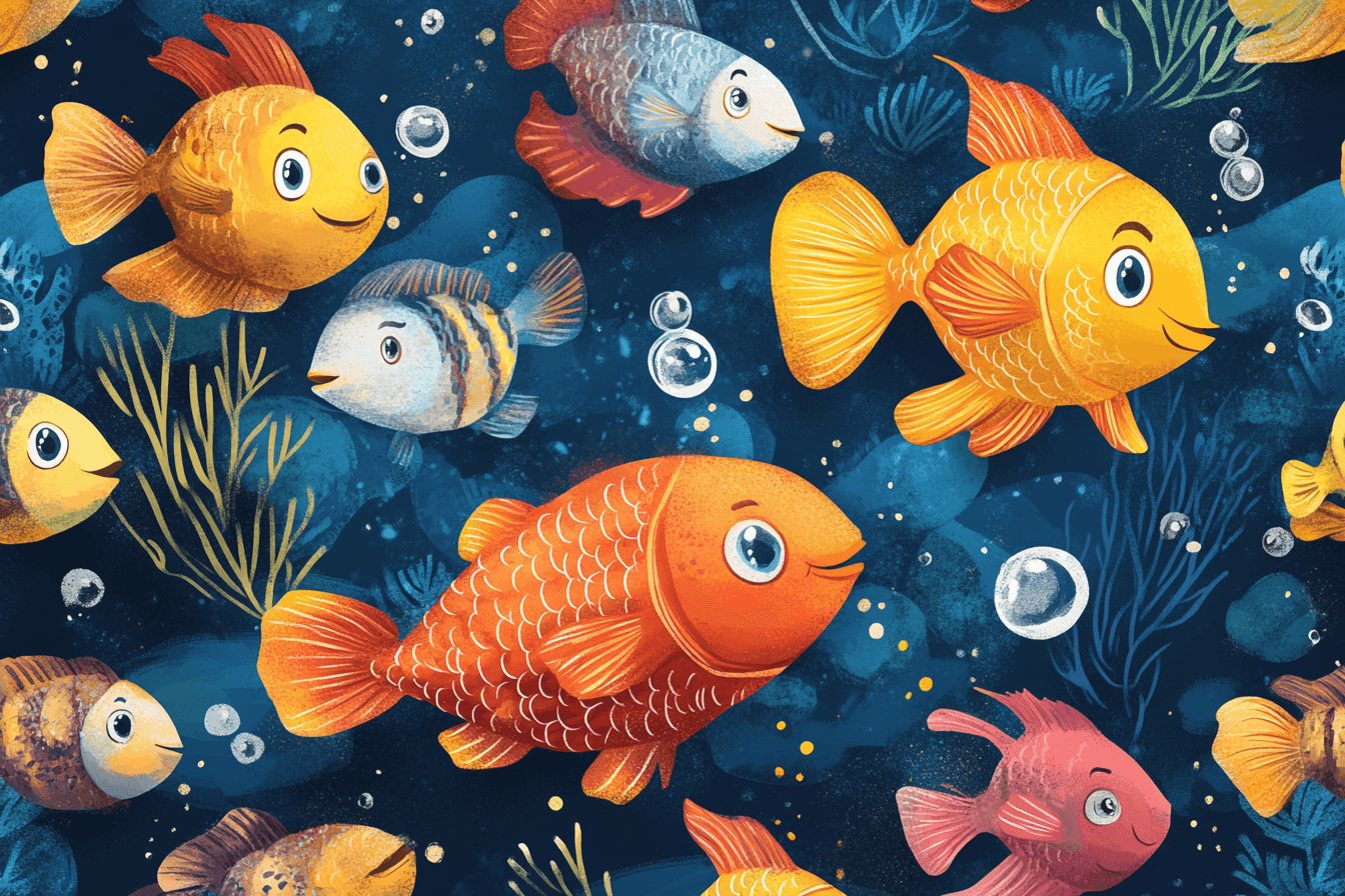 Marine Octopus and Fish Wallpaper | Murals Wallpaper