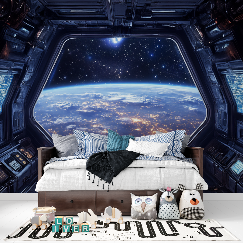 Space Ship Wallpaper | Murals Wallpaper