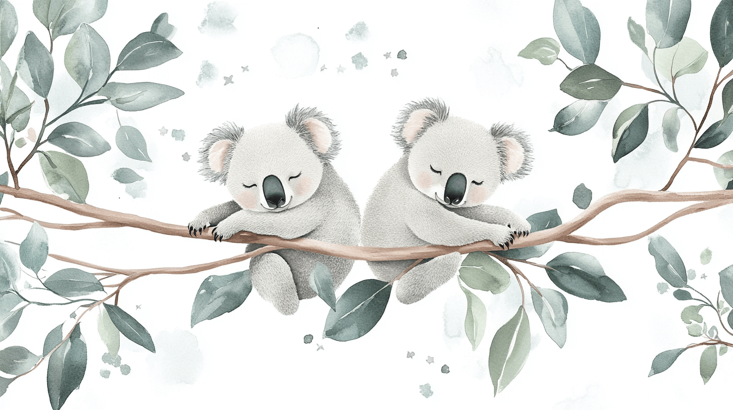 Dreamy Koala Wallpaper | Murals Wallpaper