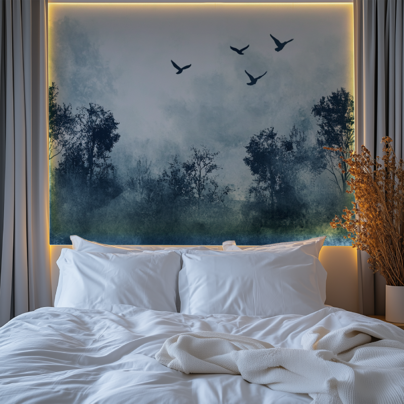 Baum-Vogel-Tapete | Murals Wallpaper