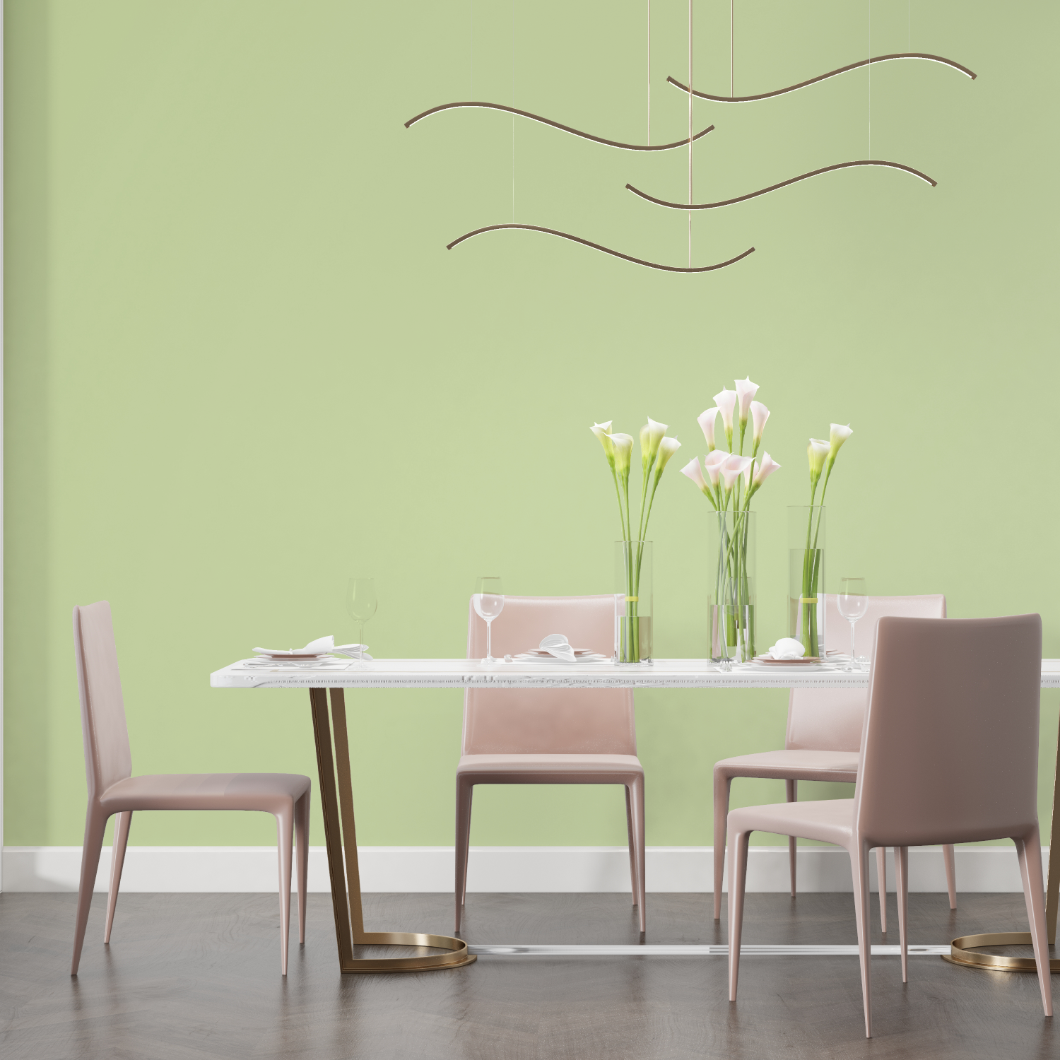 Light Green Wallpaper | Murals Wallpaper