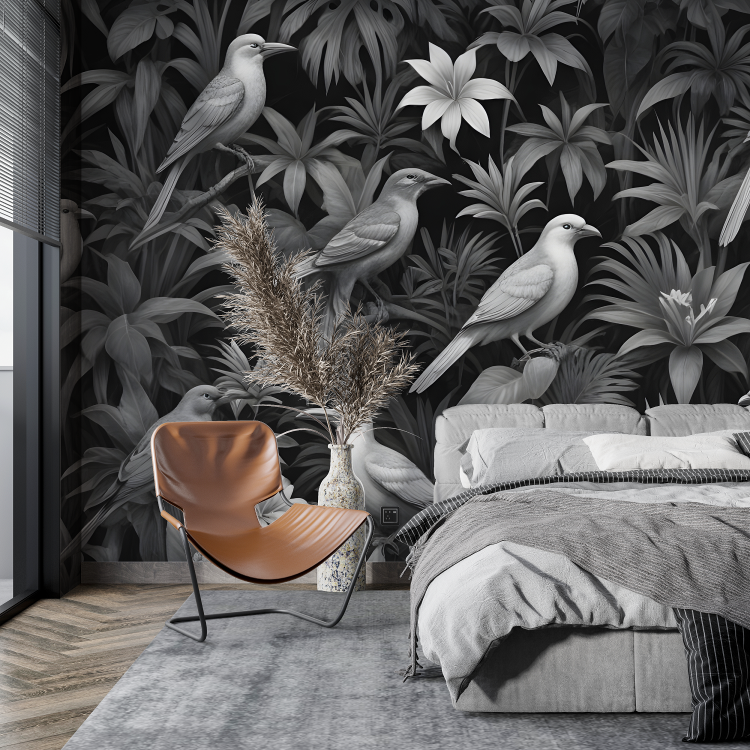 Black Bird Wallpaper | Murals Wallpaper
