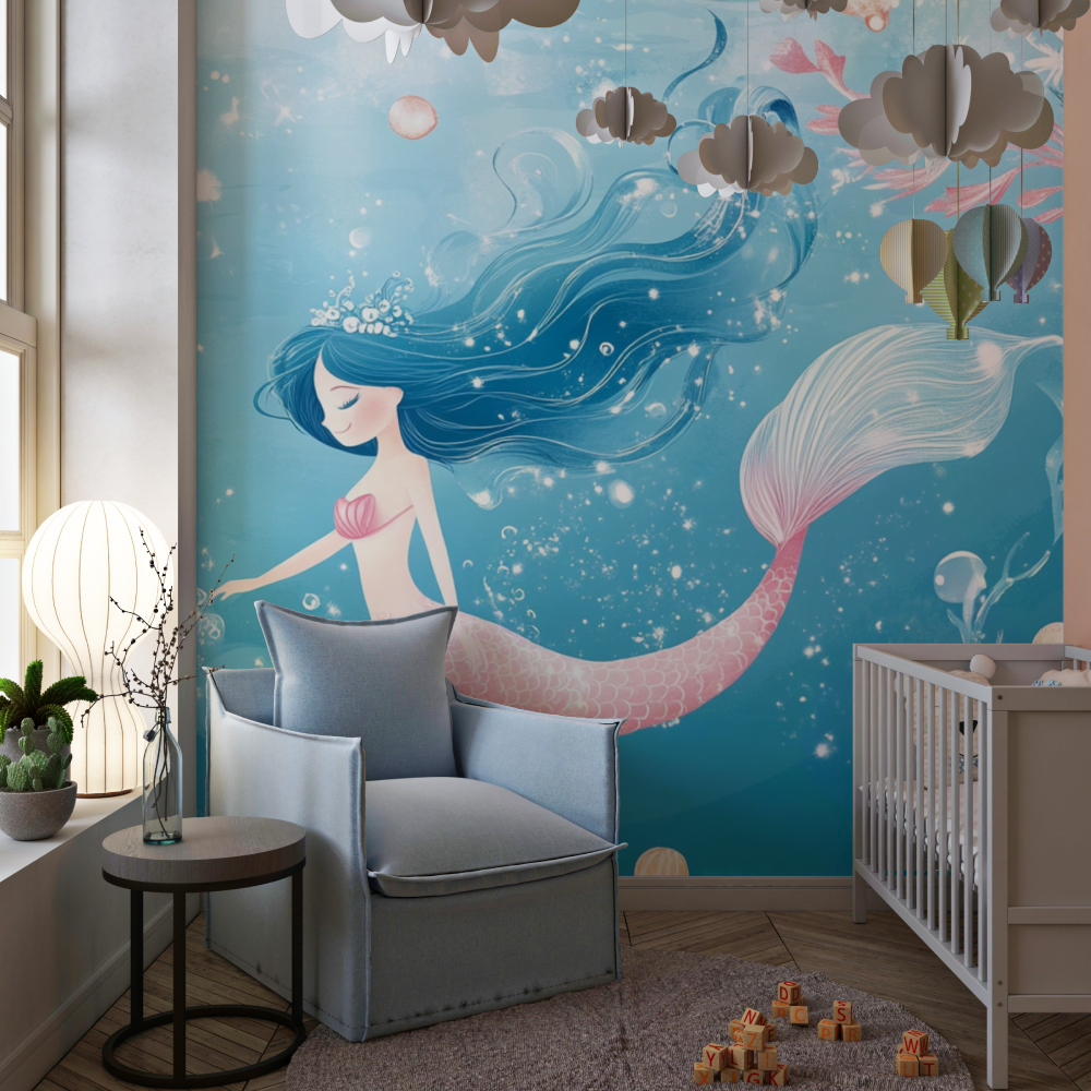 Princess Mermaid Wallpaper | Murals Wallpaper
