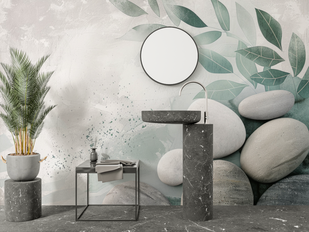 Zen Bathroom Wallpaper | Murals Wallpaper