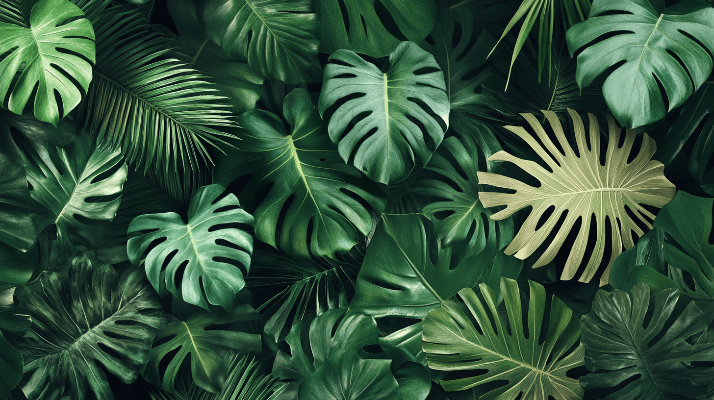 Tropical Plants Wallpaper | Murals Wallpaper