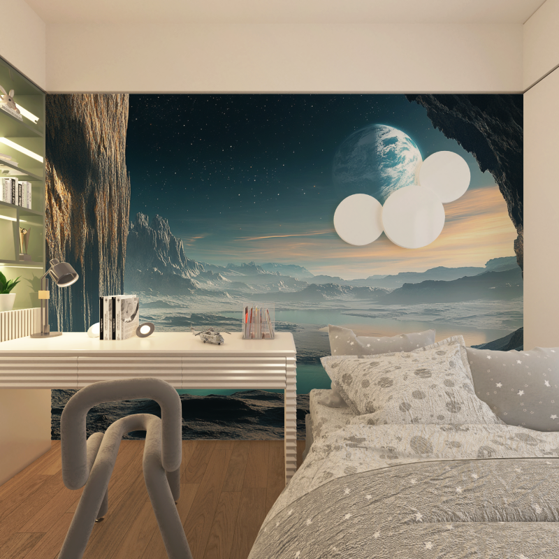 Planet View Wallpaper | Murals Wallpaper