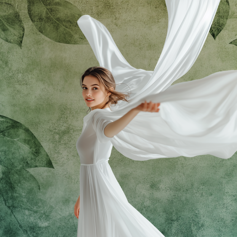 Vintage Green Leaf Wallpaper | Murals Wallpaper