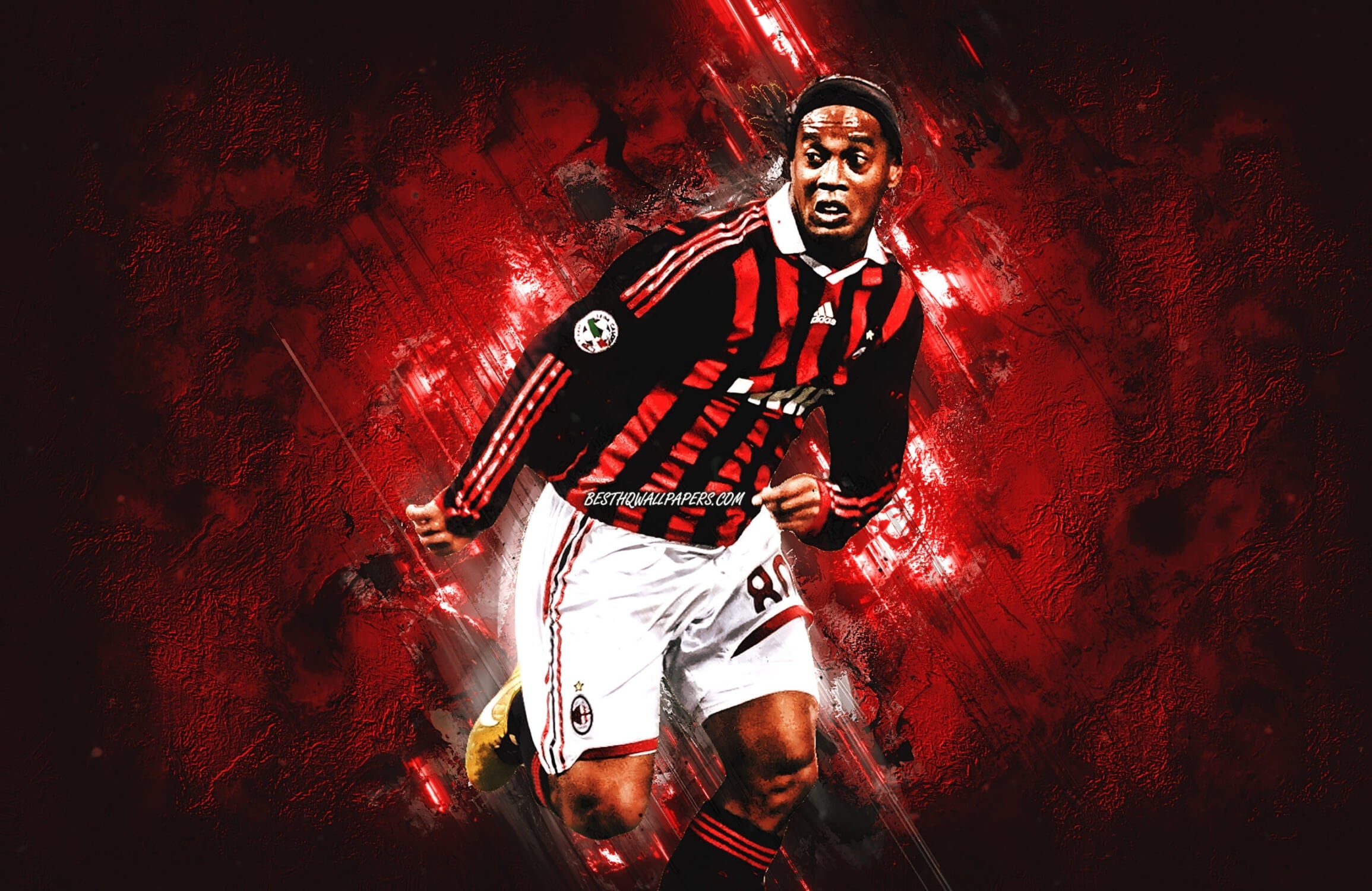 Ronaldinho Red Soccer Day Wallpaper | Murals Wallpaper