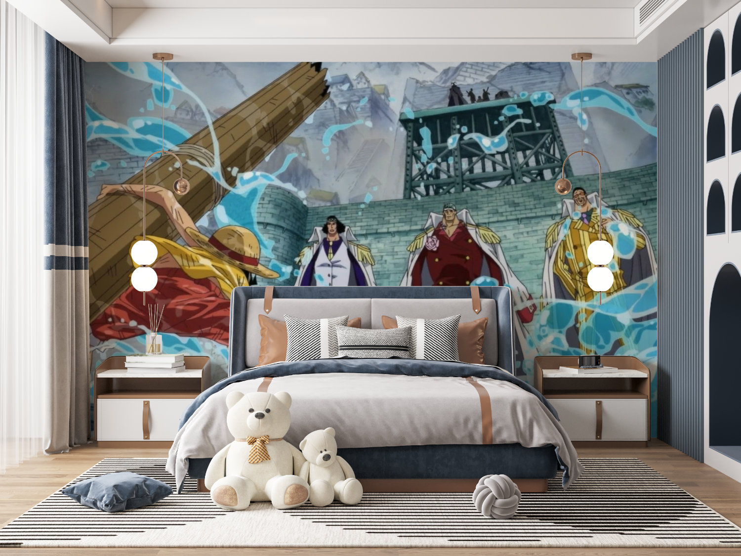 One Piece Marines Wallpaper | Murals Wallpaper