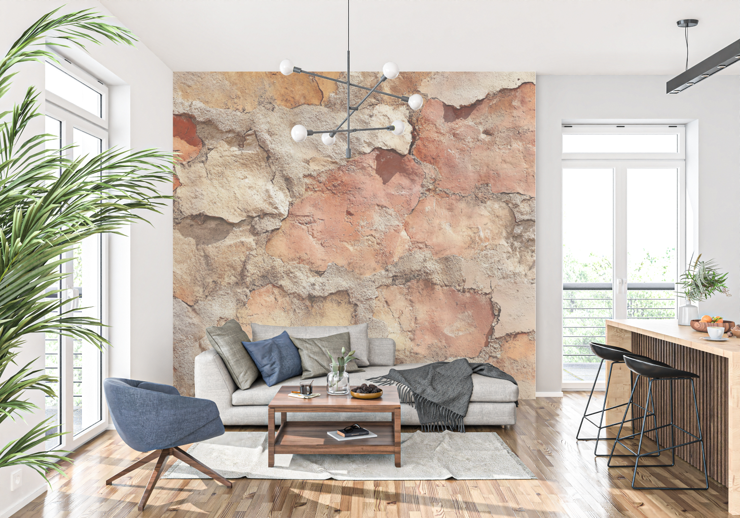 Terracotta Mediterranean Style Wallpaper | Murals Wallpaper