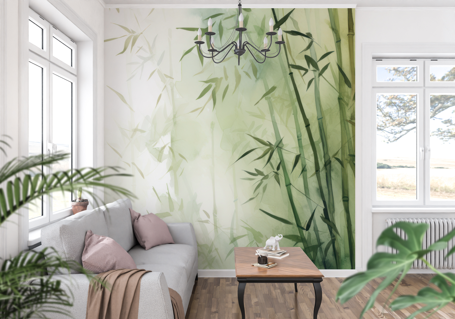 Tapeten Zen Bambou – Panorama-Tendenz