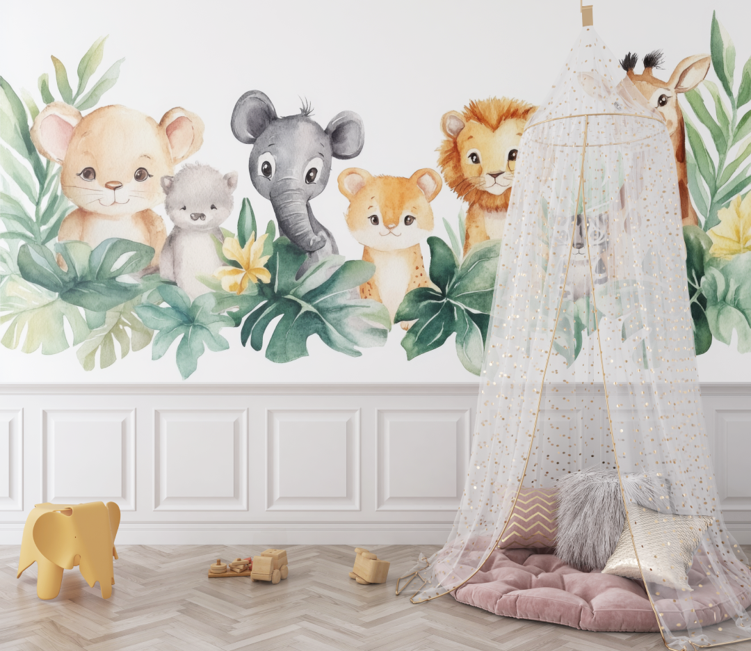 Pastel Lion Wallpaper and Friends | Murals Wallpaper
