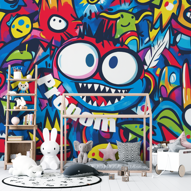 Graffiti Wallpaper with Name | Murals Wallpaper