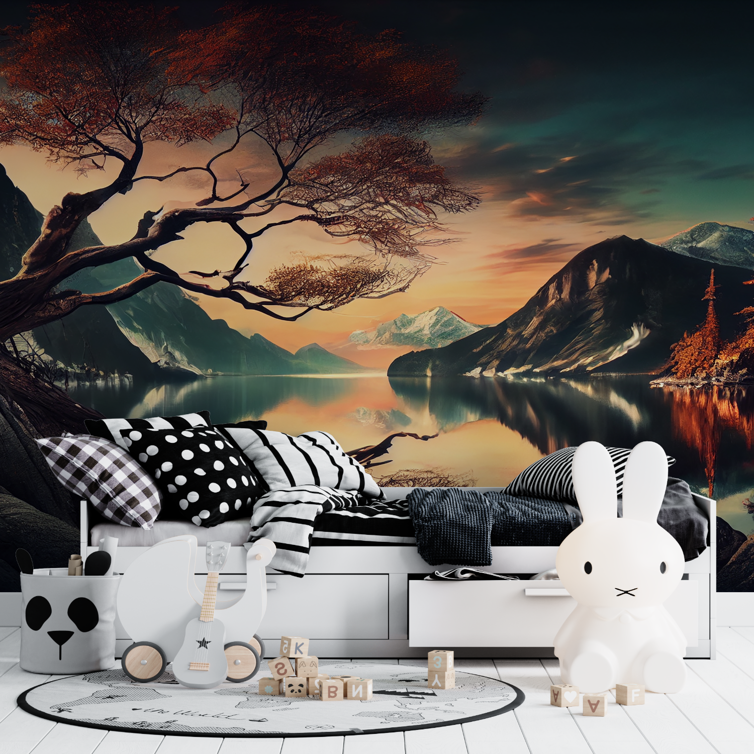 Japanese Zen Lake Wallpaper | Murals Wallpaper