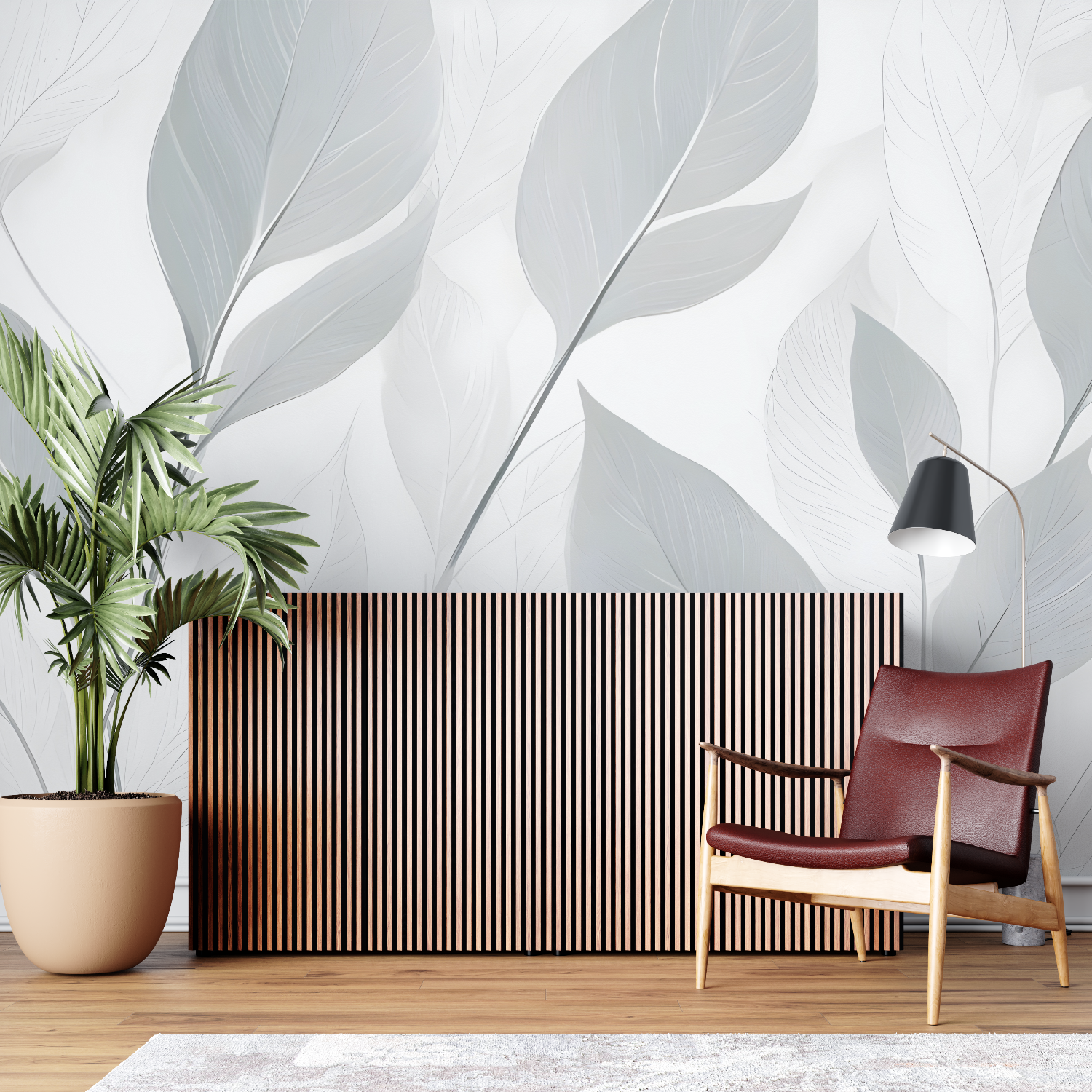 Gray Wallpaper for Bedroom | Murals Wallpaper