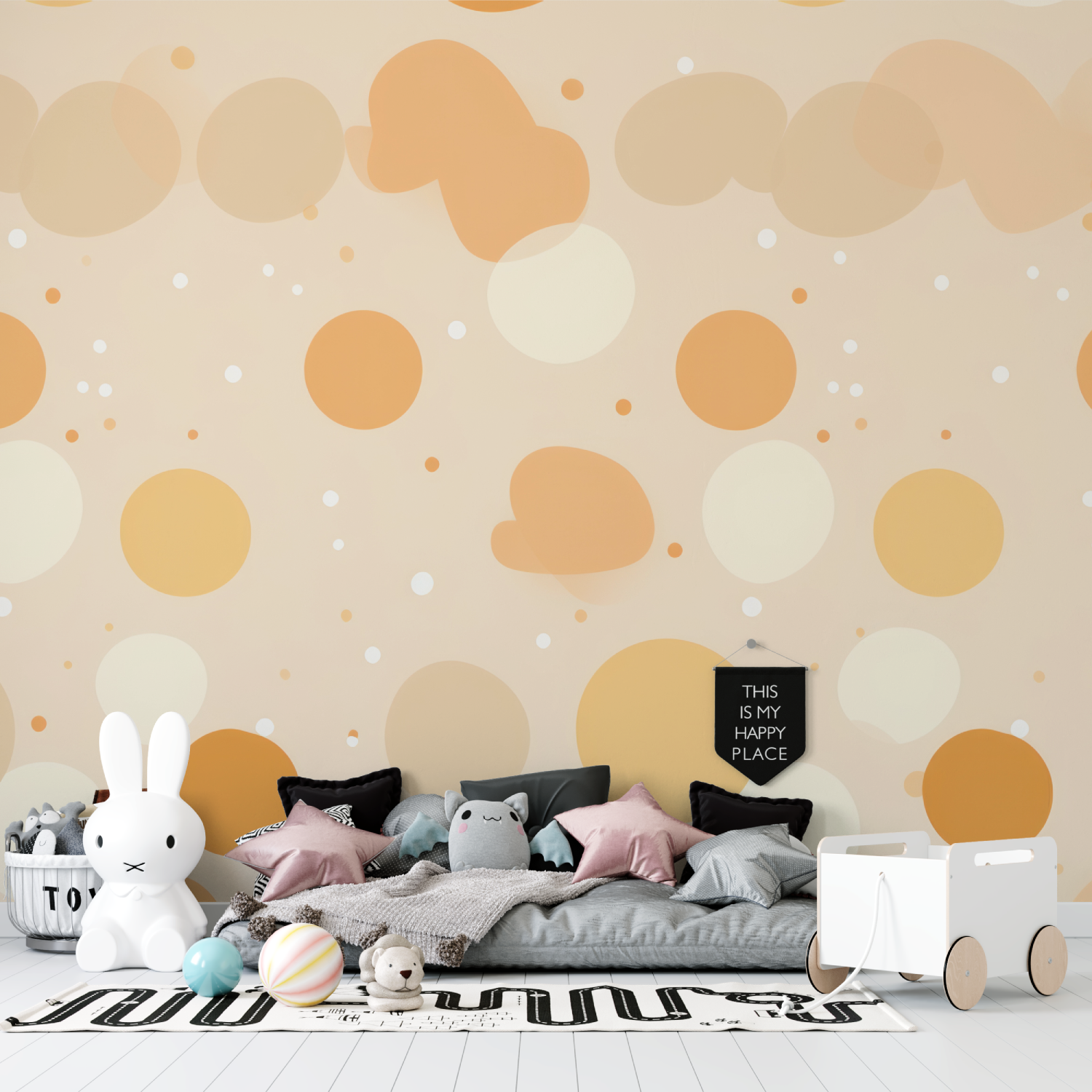 Ochre Children's Wallpaper | Murals Wallpaper