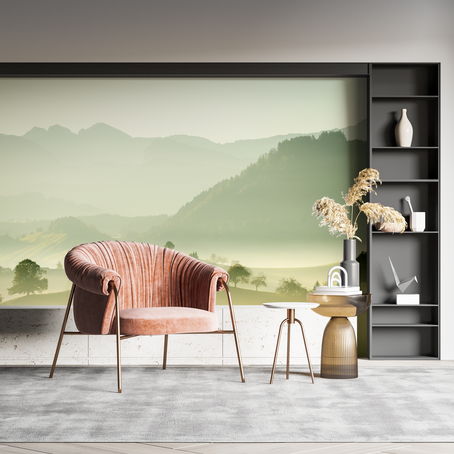 Watercolor Wallpaper for Adult Bedroom | Murals Wallpaper