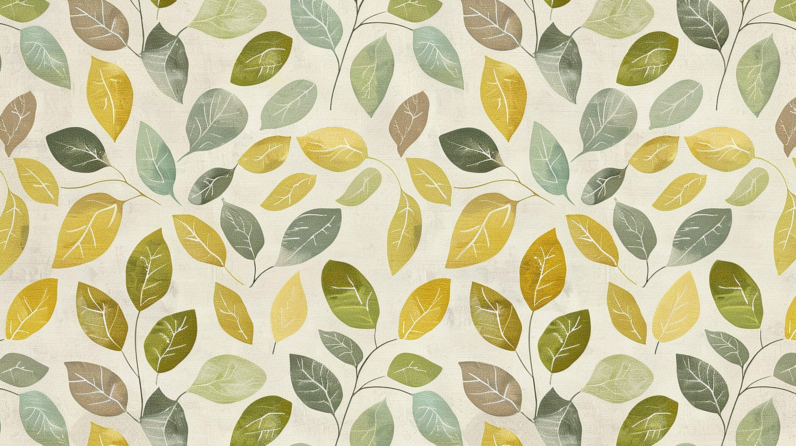 Green and Yellow Foliage Wallpaper | Murals Wallpaper