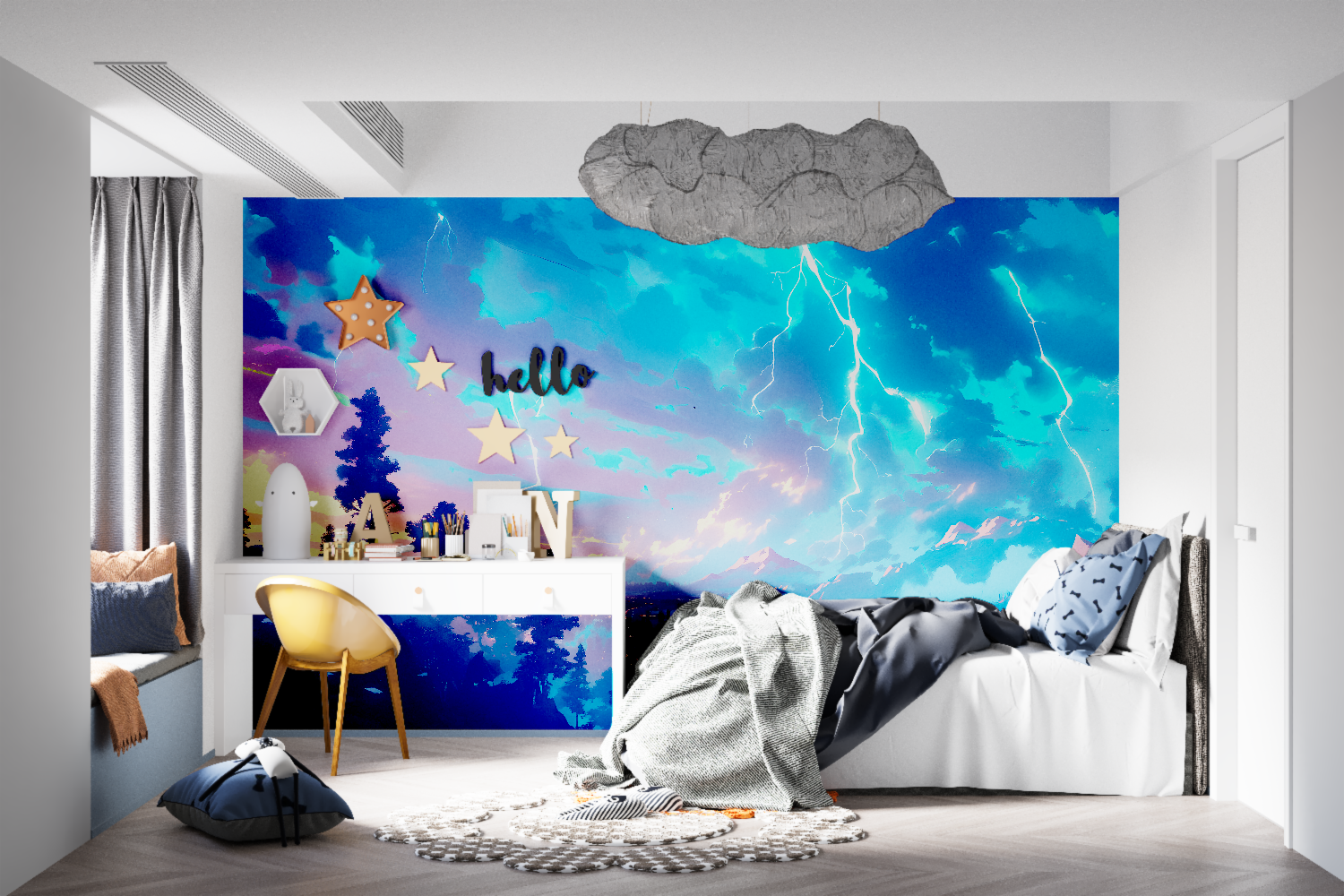 Gods' Fury Anime Wallpaper | Murals Wallpaper