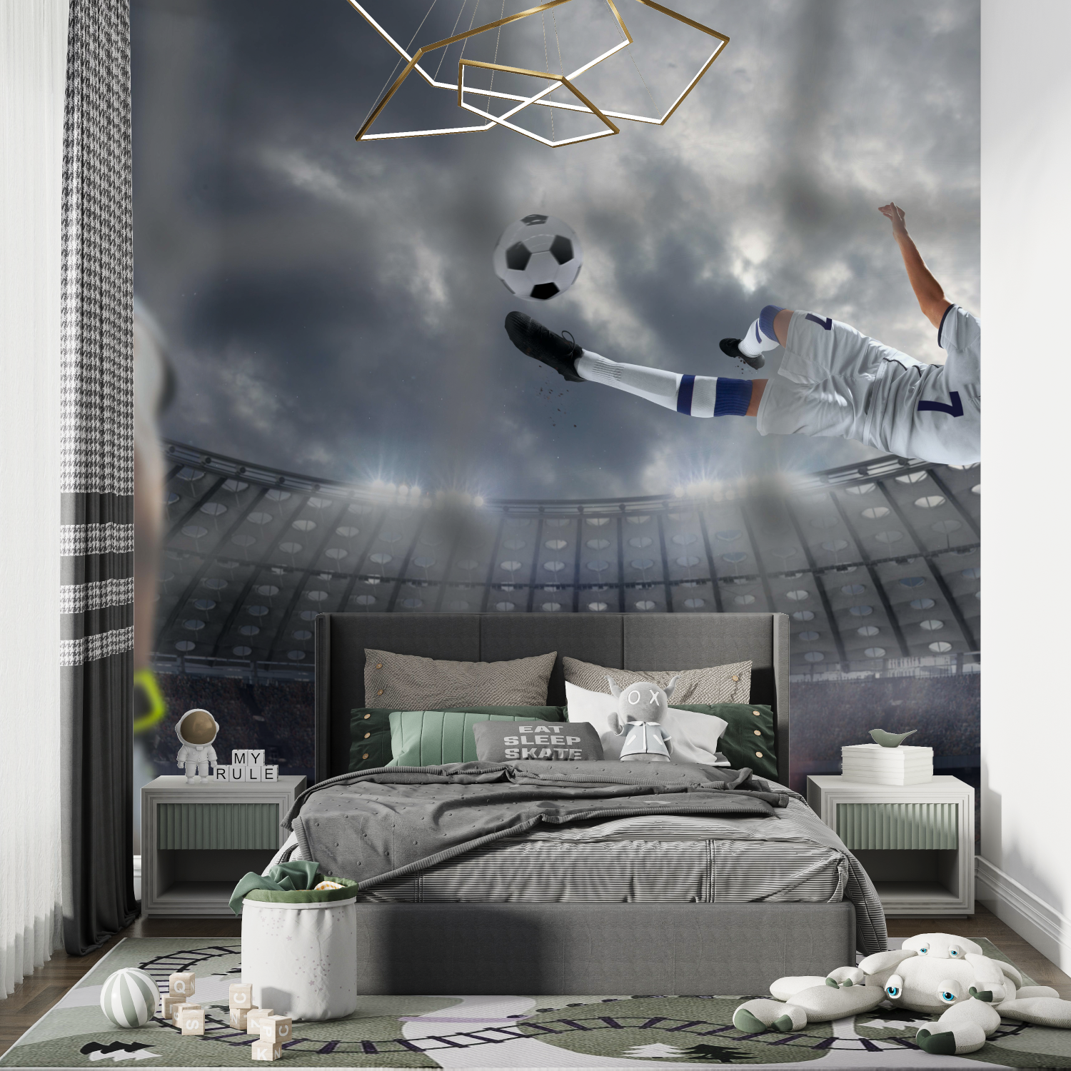 Soccer Player Wallpaper | Murals Wallpaper