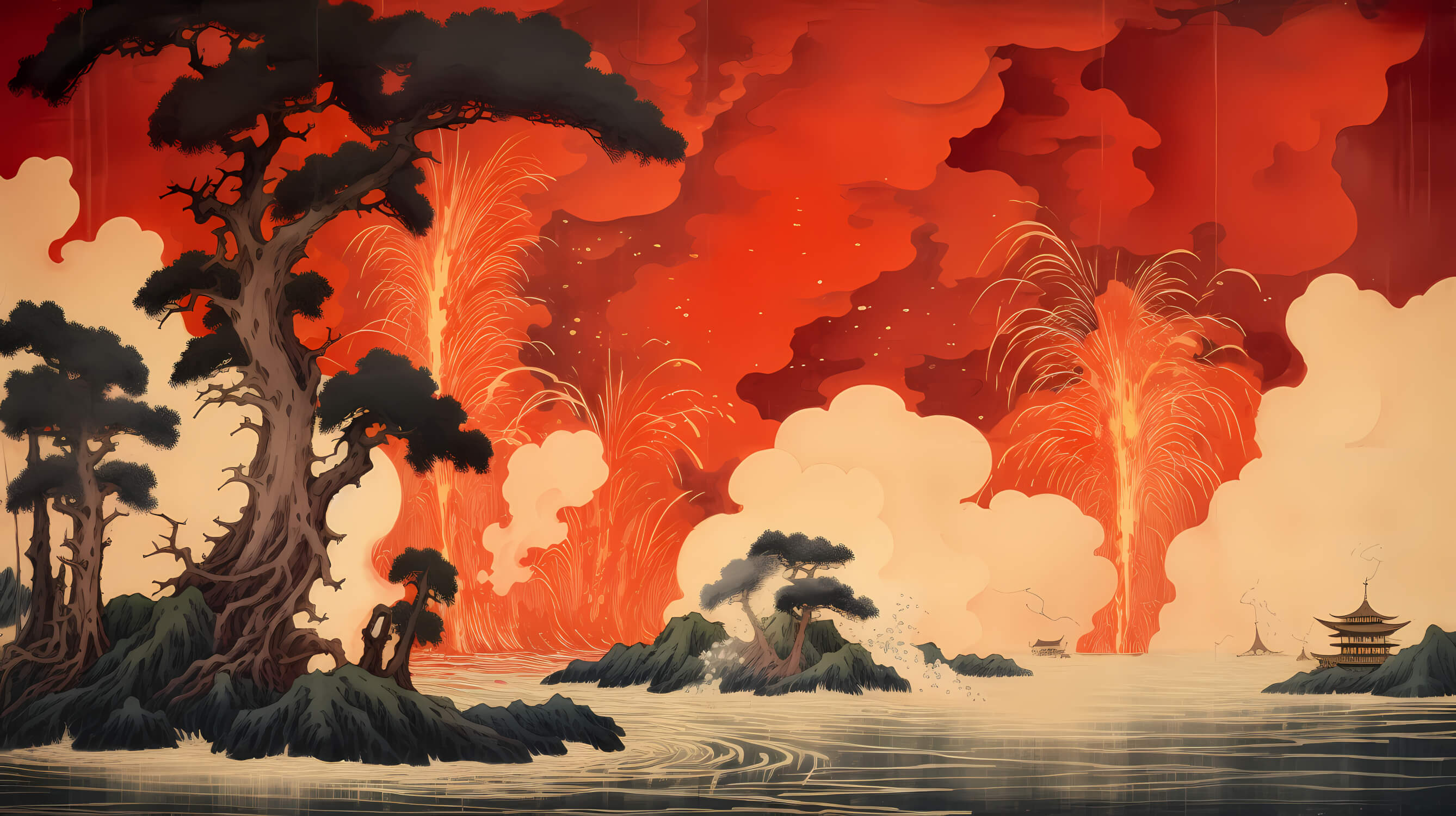 Artistic Japanese Wallpaper | Murals Wallpaper