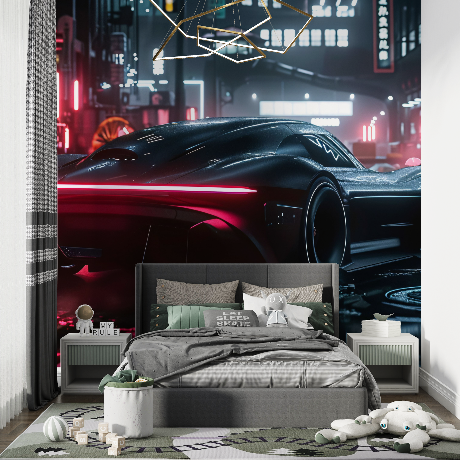 Luxury Night Car Wallpaper | Murals Wallpaper