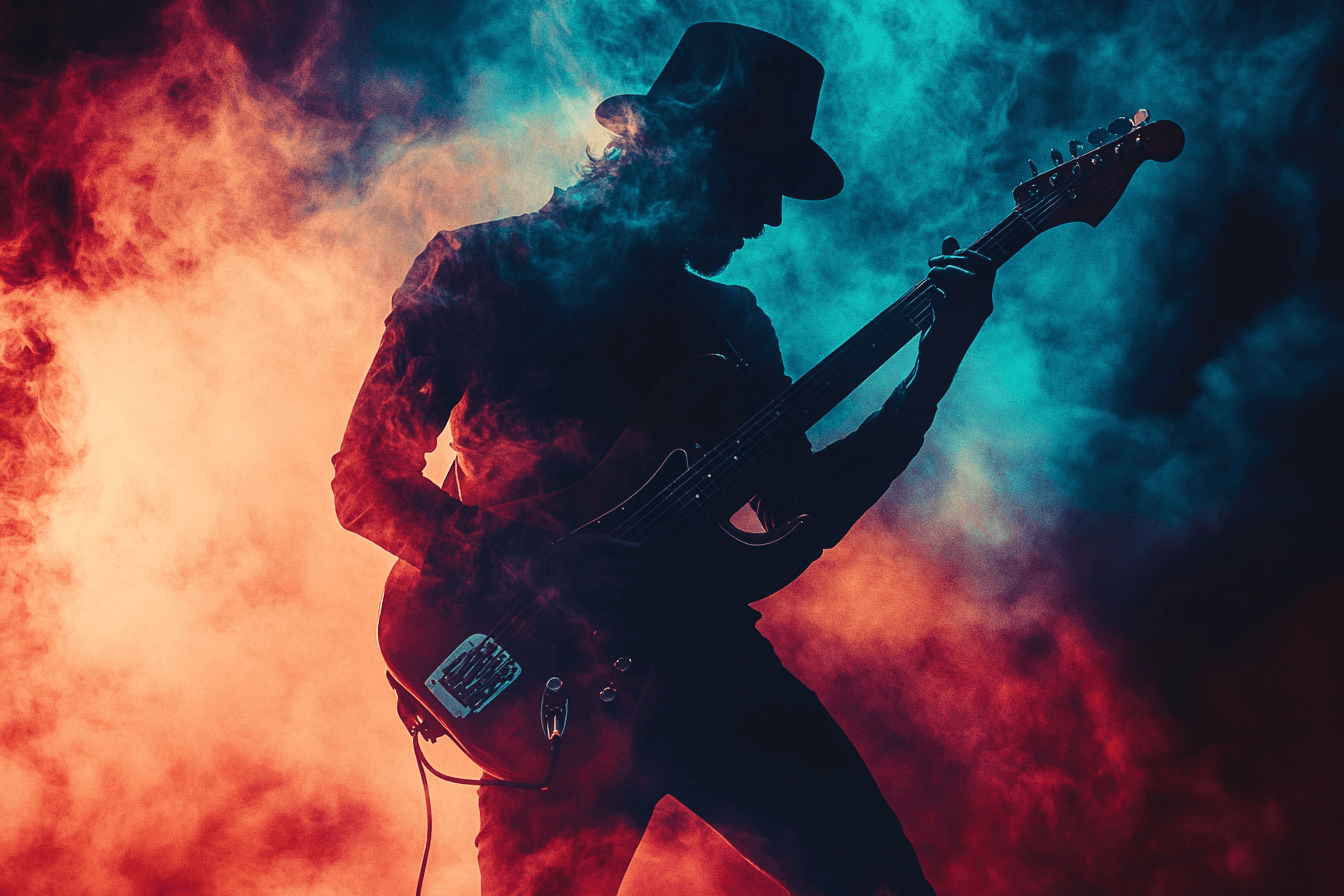 Guitarist Wallpaper Let's Rock | Murals Wallpaper