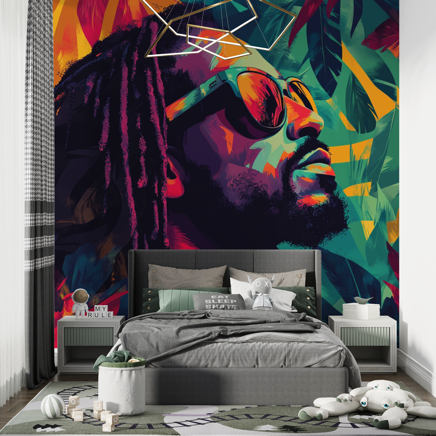 Afro-Musik-Hintergrundbilder | Wandbilder