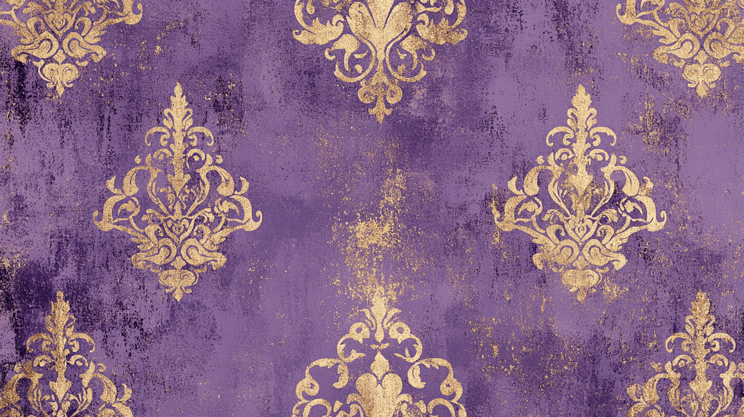 Vintage Purple Wallpaper | Murals Wallpaper