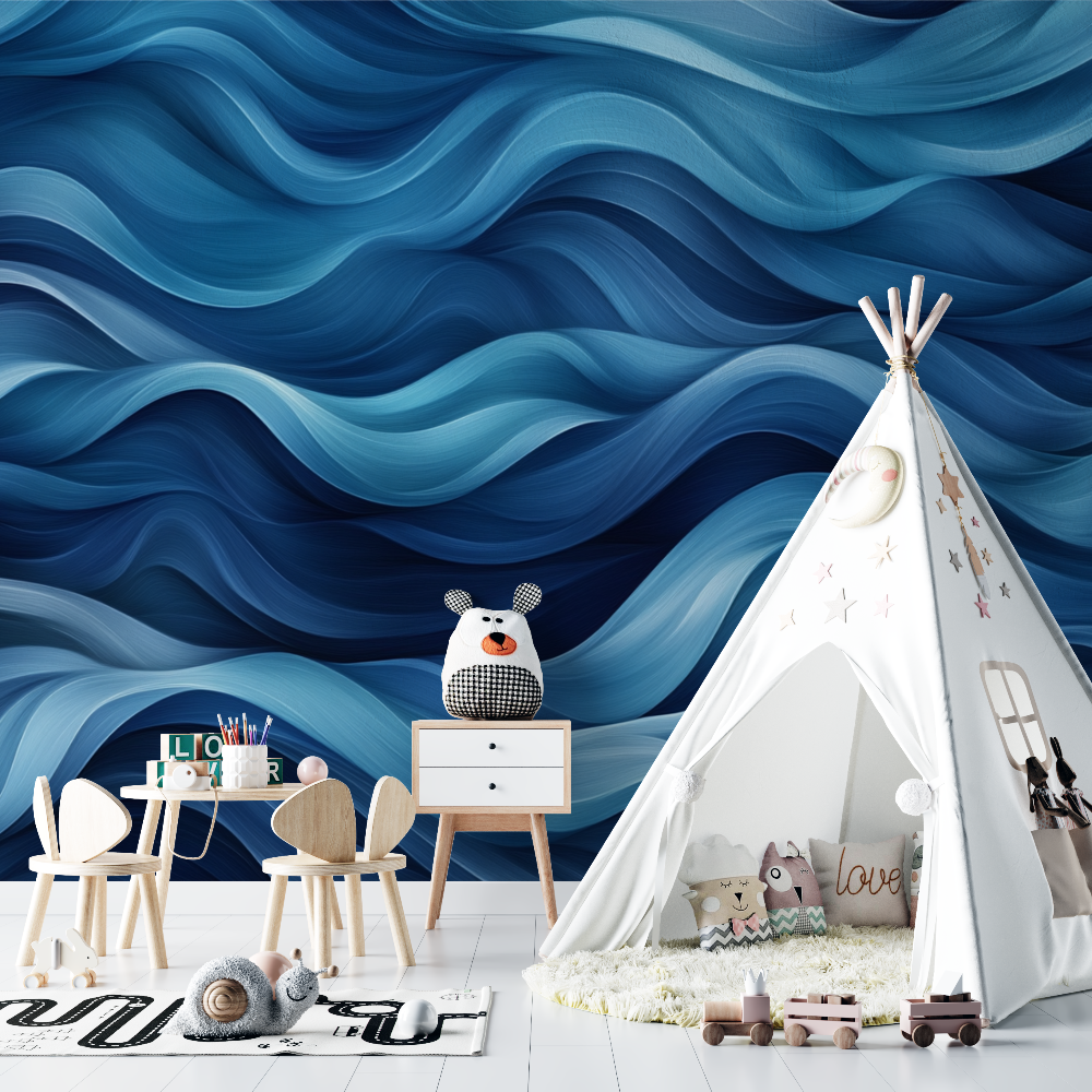 Meerestapete Wellenpoesie | Wandtapeten