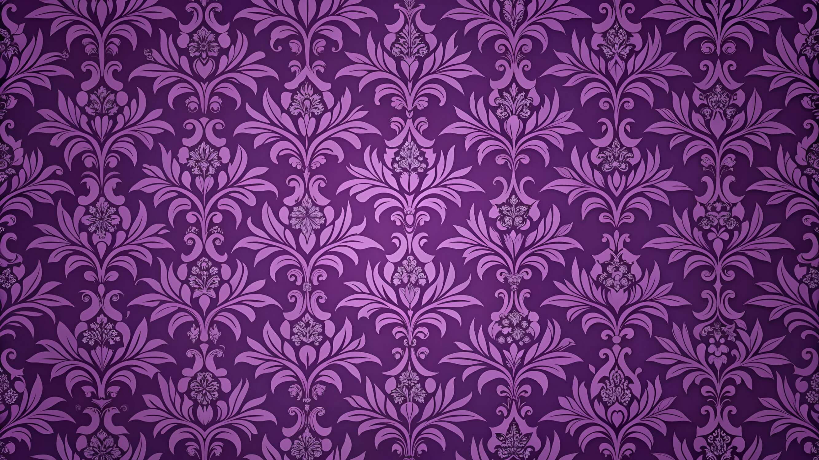 Baroque Purple Wallpaper | Murals Wallpaper