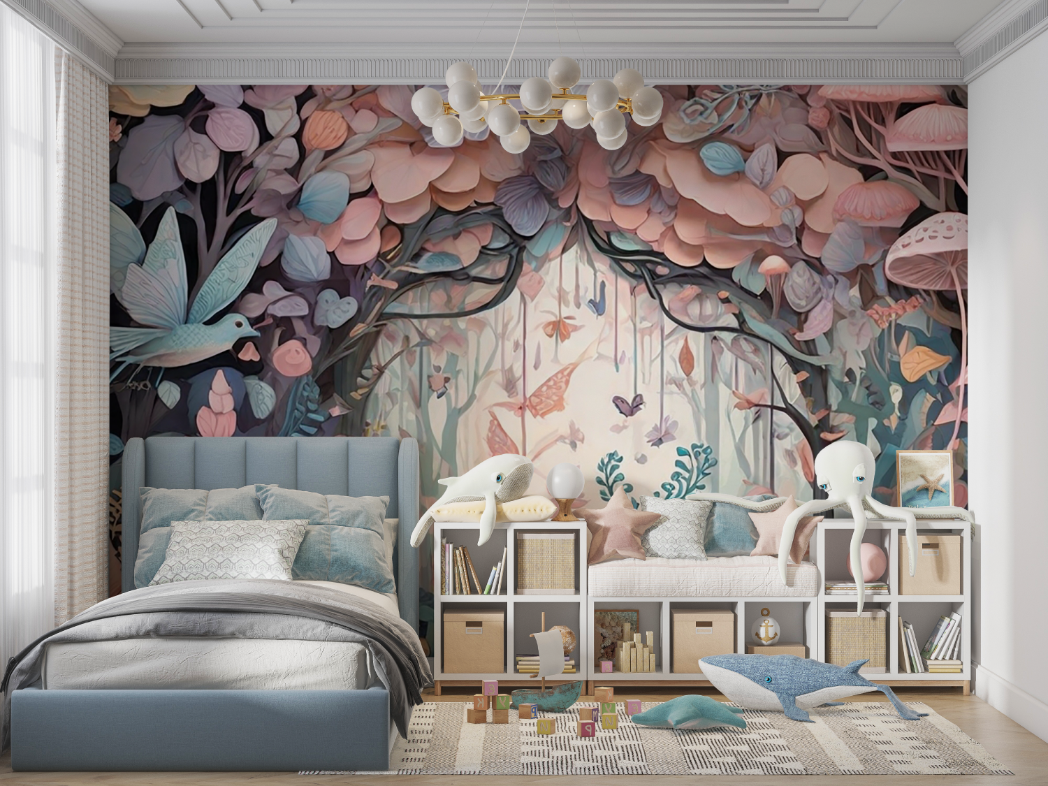 Round Kids Wallpaper | Murals Wallpaper