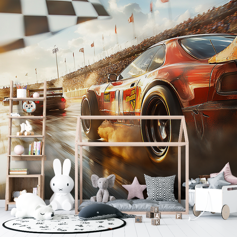 Racing Car Wallpaper | Murals Wallpaper