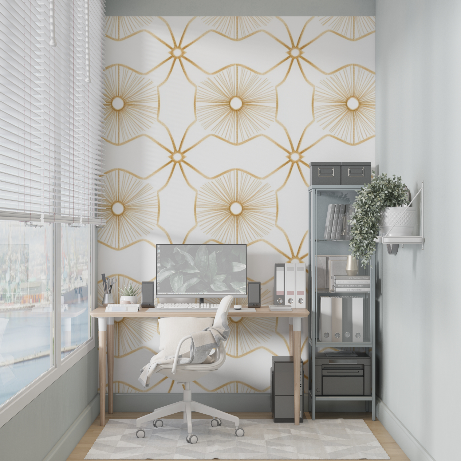 Art Deco Gold Wallpaper | Murals Wallpaper