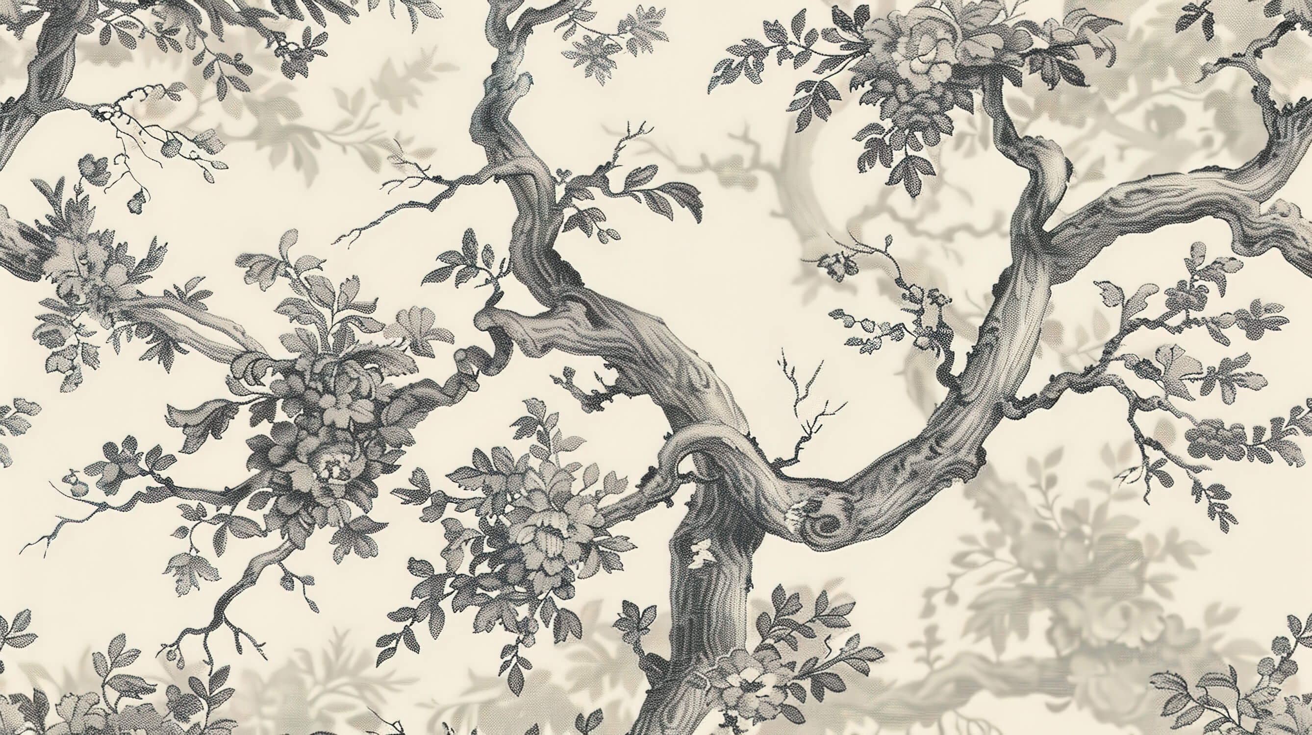 3D Toile de Jouy Wallpaper | Murals Wallpaper