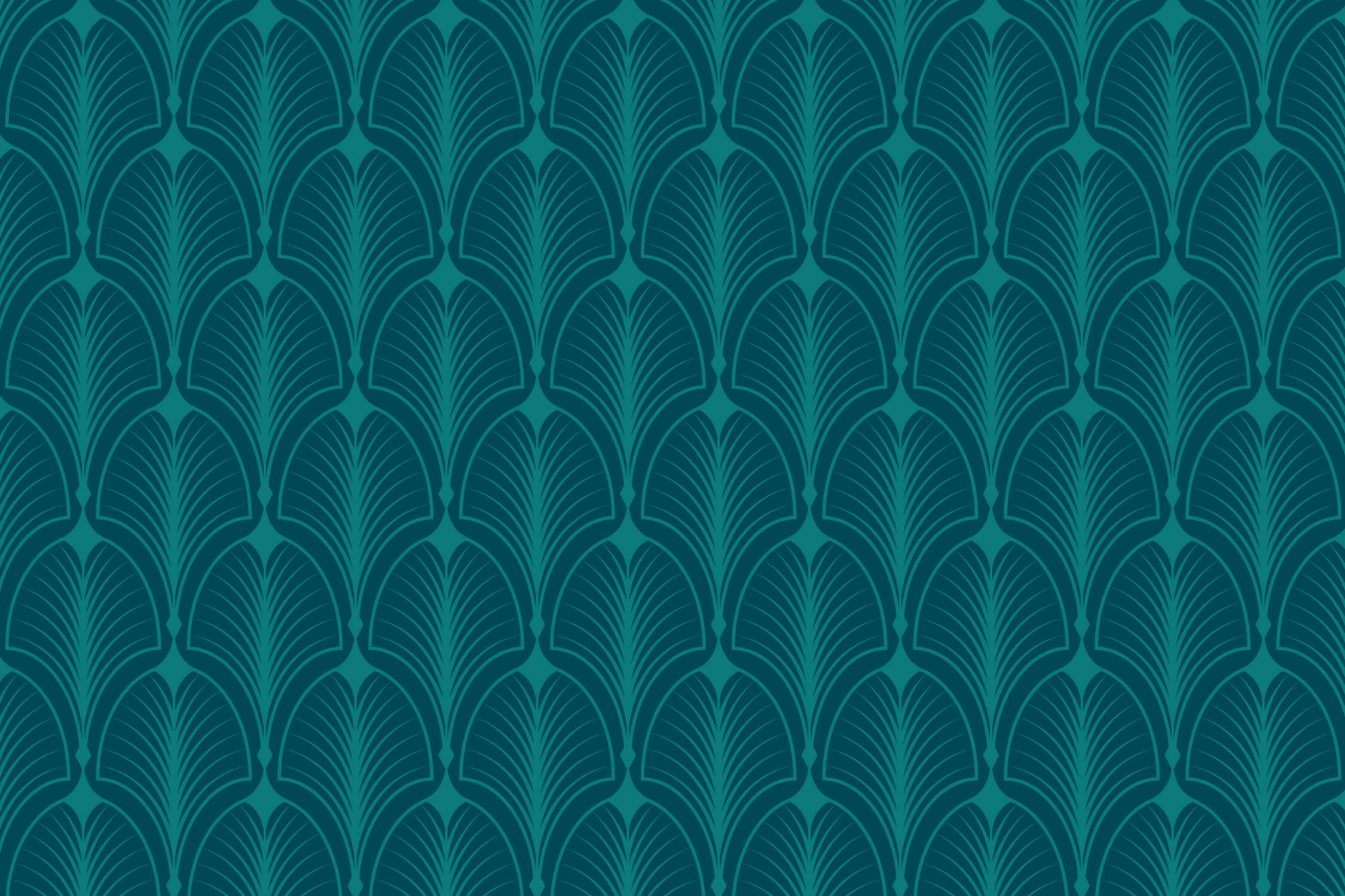 Peacock Blue Pattern Wallpaper | Murals Wallpaper