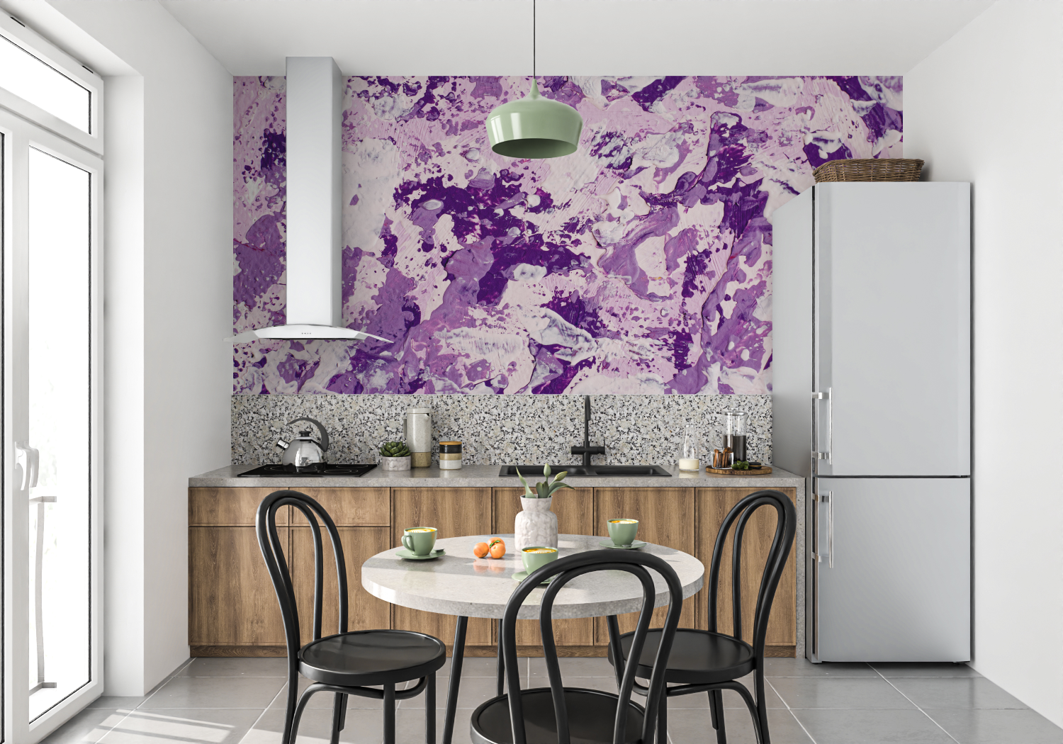 Purple Wallpaper Paint | Murals Wallpaper