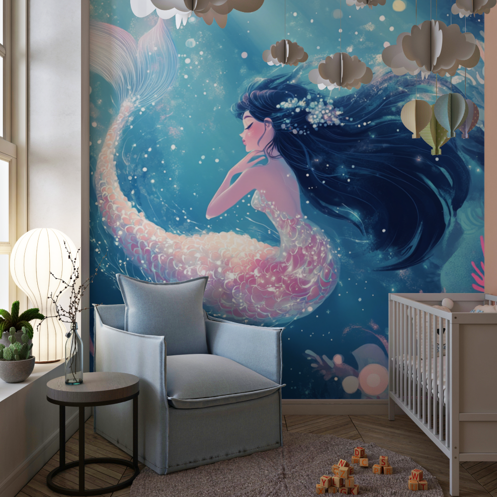 Mermaid Princess Fairy Tale Wallpaper | Murals Wallpaper