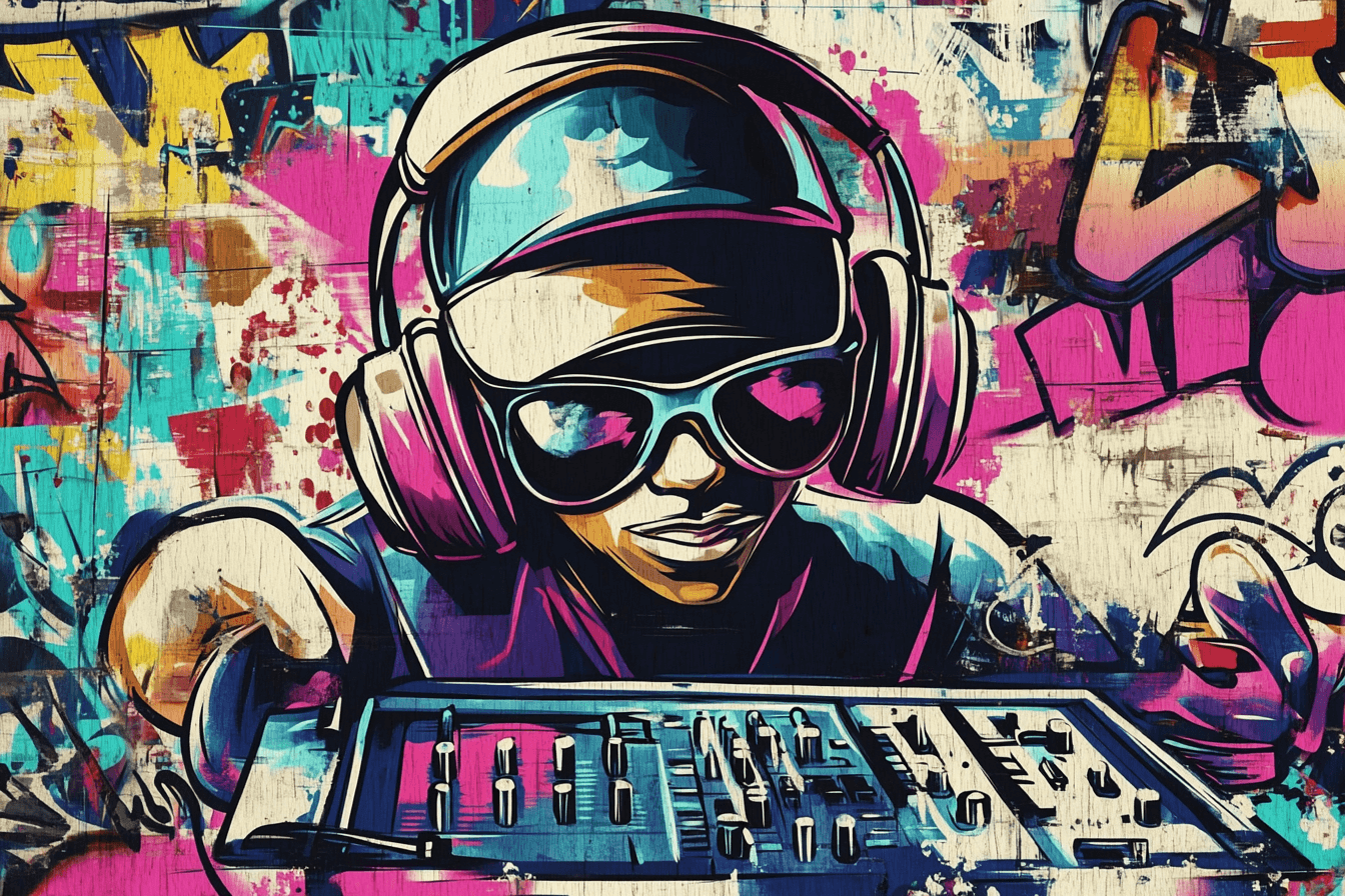 Hip-Hop Theme Wallpaper | Murals Wallpaper