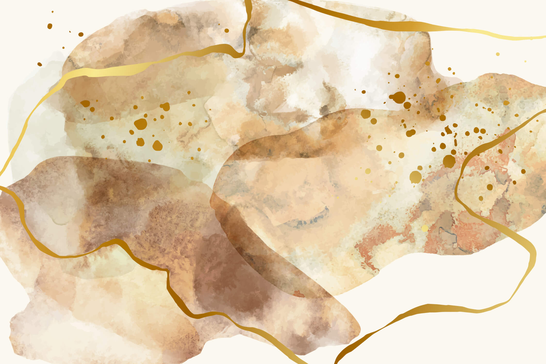 Gold Splash Wallpaper Bathroom | Murals Wallpaper