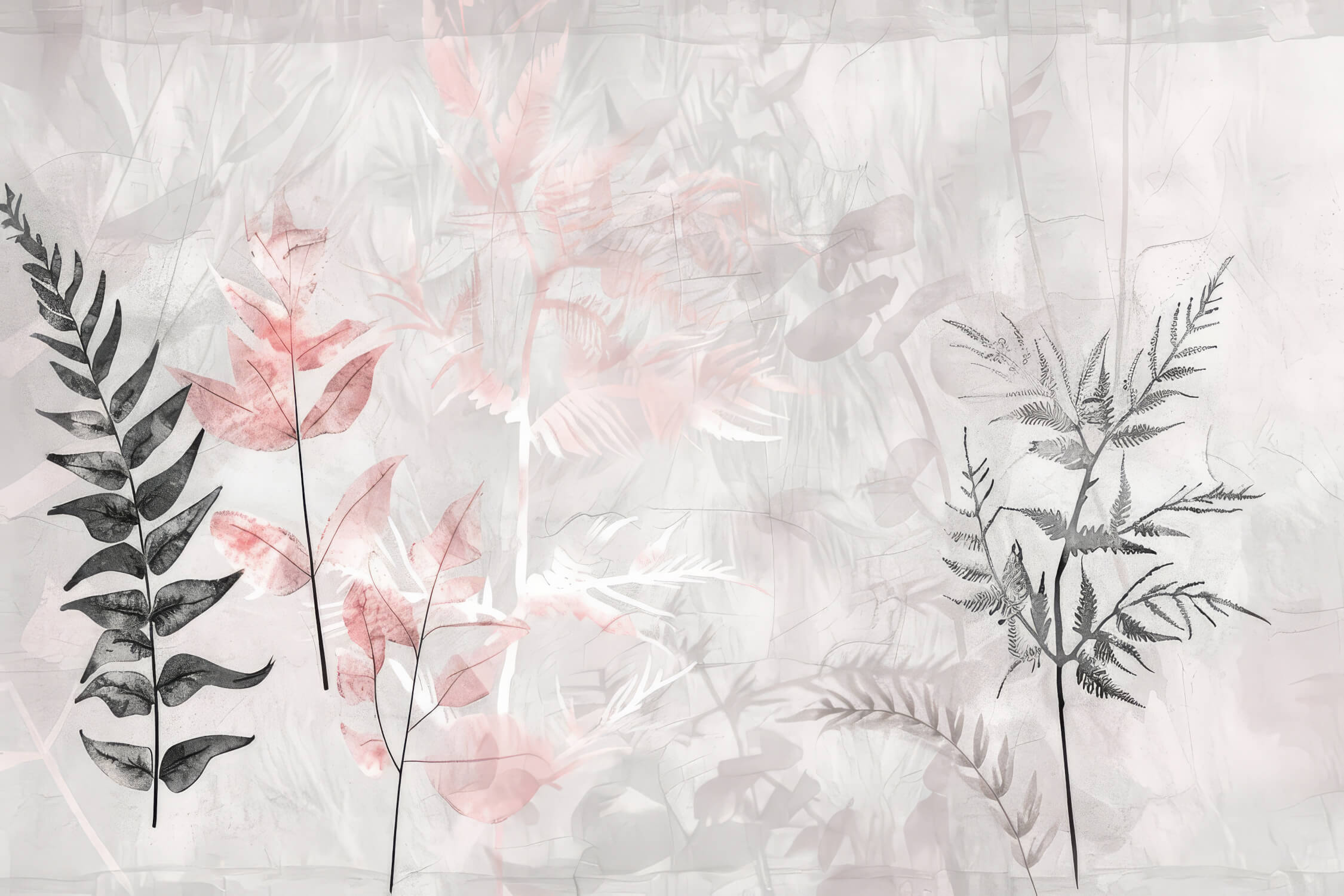 Gray Pink Wallpaper | Murals Wallpaper