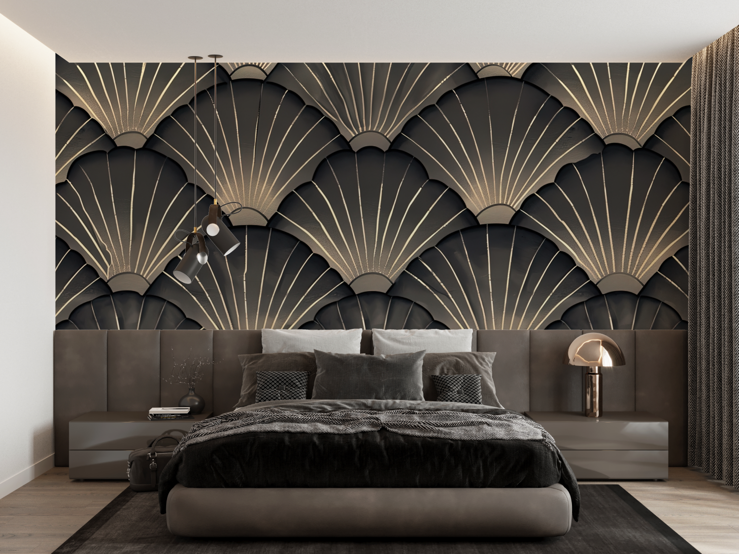 Art Deco Gray Wallpaper | Murals Wallpaper