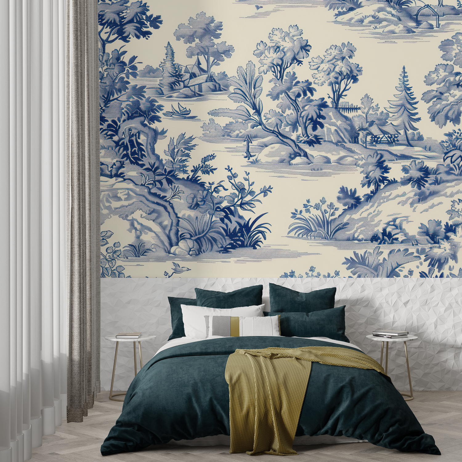 Toile de Jouy Wallpaper | Murals Wallpaper