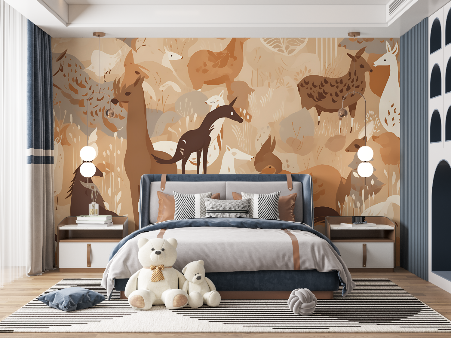 Terracotta Kids Wallpaper | Murals Wallpaper