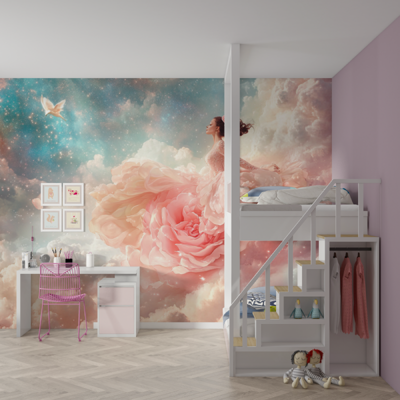 Eternal Pink Princess Wallpaper | Murals Wallpaper