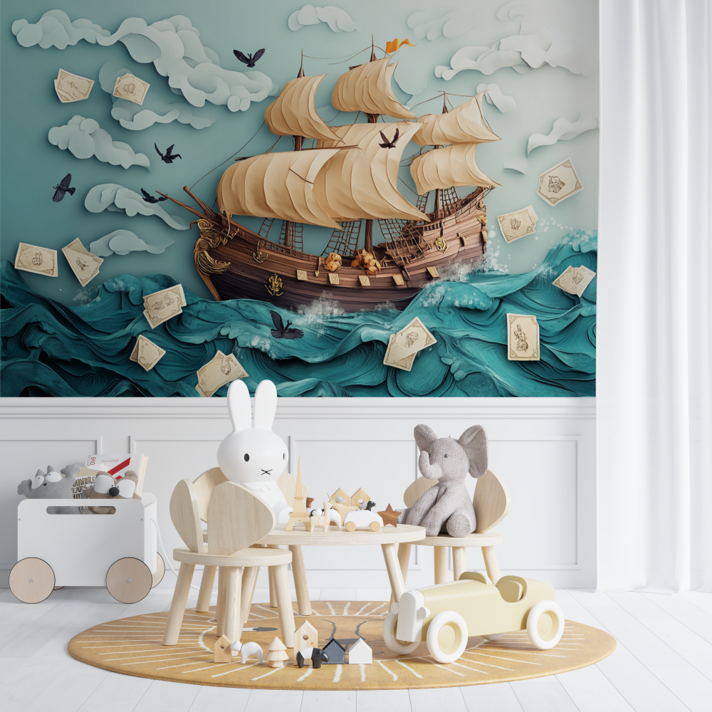 Kids Pirate Wallpaper | Murals Wallpaper