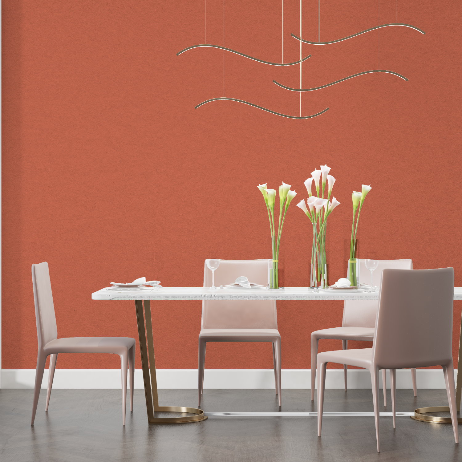 Light Terracotta Wallpaper | Murals Wallpaper