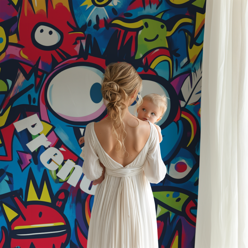 Boy Graffiti Name Wallpaper | Murals Wallpaper